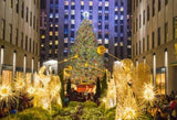 Telón De Fondo De Decoración Navideña Del Rockefeller Center MA-3