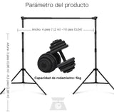 Telón de Fondo de Kit de Soporte de Fondo Ajustable Kit de Soporte del Sistema de Soporte PR2