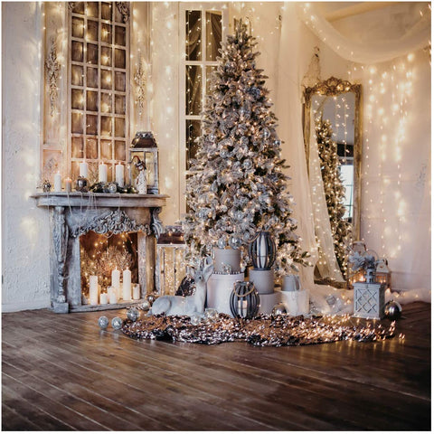 Christmas Backdrops for Photography Christmas Tree Photography Backdrops SH1205