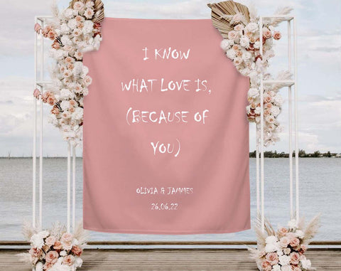 Wedding Reception Decor Custom Wedding Banner