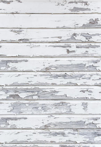 White Weathered Wood Texture Backdrop 