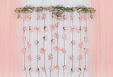 Flowers Decorations White Wood  Photography Backdrop