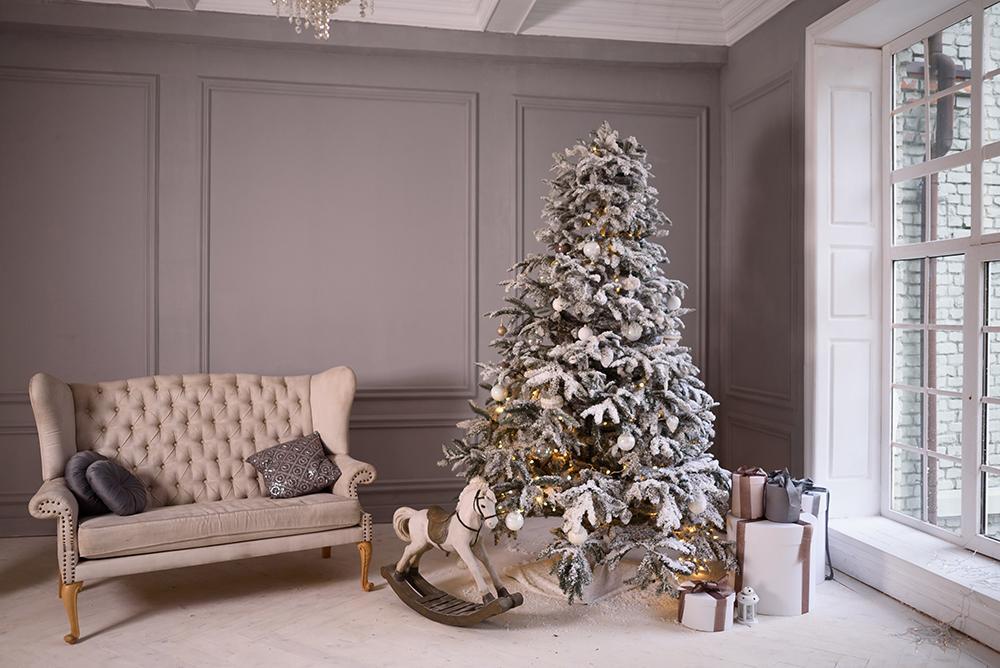 Xmas Tree Ornaments Photography Backdrops DBD-19265