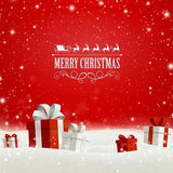 Merry Christmas Red Bokeh Backdrops for Home Decor DBD-19441