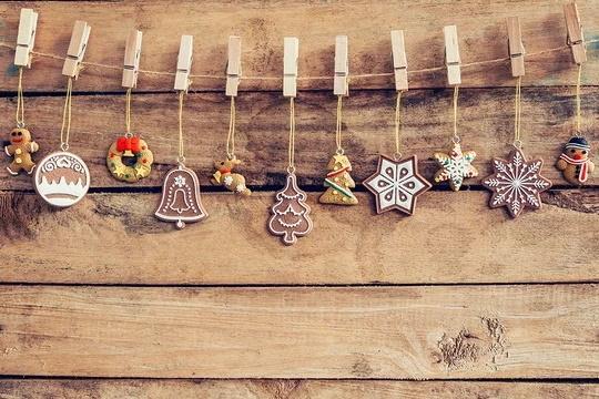 Wooden Christmas Photo Booth Backdrops for Home Decor DBD-19447