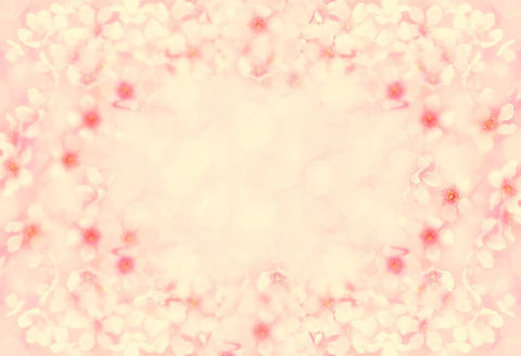 Rendered Blurry Flower Photography Backdrop