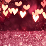 Fondo de corazón de amor Bokeh para fotografía de San Valentín D1033