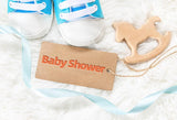 Baby Shower Boy Newborn Backdrop for Photography D272