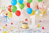 Birthday 1 Year Cake Smash Decor Photo Backdrop D281