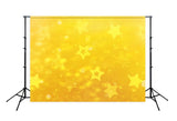 Baby Shower Decorations Yellow Stars Bokeh Backdrop for Photo D303