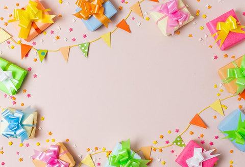 Happy Birthday Party Gifts Decorations Backdrop for Photography D322