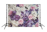 Beautiful Bouquet Flowers Backdrop for Party Photography D333