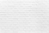 White Brick Wall Texture Photography Backdrops for Studio D349