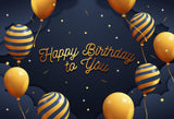 Happy Birthday Custom Banner Decorations Photography Backdrop D616