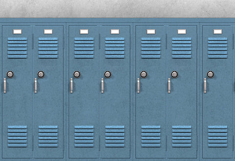 Back to School Locker Backdrop for Children Photography 