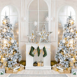 Calcetines-de-árbol-de-Navidad-Fondo-para-puerta-de-chimenea-D940