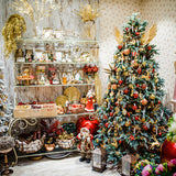 Árbol de Navidad en Decoración Tienda Fondo D985