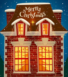 Merry Christmas Backdrops Warm House  for Photo DBD-19392