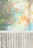 Abstract Watercolor Painting Art Photo Backdrop F-132