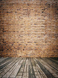 Brown Retro Brick Wall Backdrop for Photography F-142