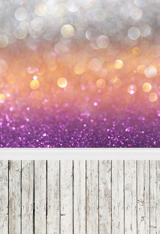 Bokeh Backdrop Grey Brown Purple Photography Backdrops F-152