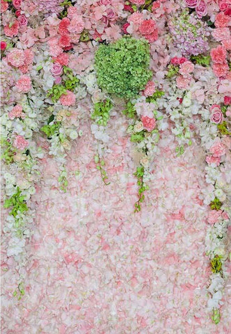 Beautiful Floral Backdrop Spring Flowers Photography Background  F-2404