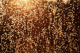 Black Gold Bokeh Lights Backdrop Backdrops for Photo Shoot F-2899