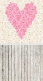 Flower Love Heart Photography Backdrop F-2962