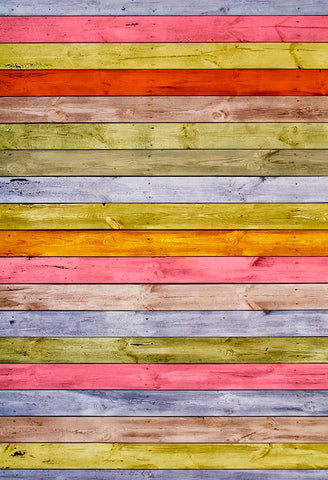 Arco Iris Madera Coloreada Arte Telones de Fondo de Fotos Floor-153