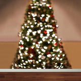 Glitter Christmas Tree Wood Photography Backdrop  G-025