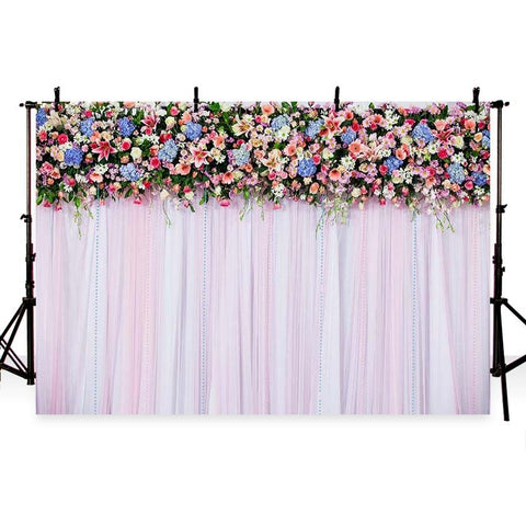 Patterned Backdrops Rose Backdrop Curtain Backgrounds G-189