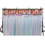 Patterned Backdrops Flower Backdrop Curtain Background G-190