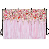 Patterned Backdrops Flower Backdrops Pink Backgrounds G-191