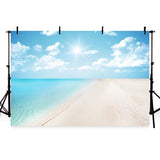 Summer Sea Beach Backdrop for Photo Shoot G-227