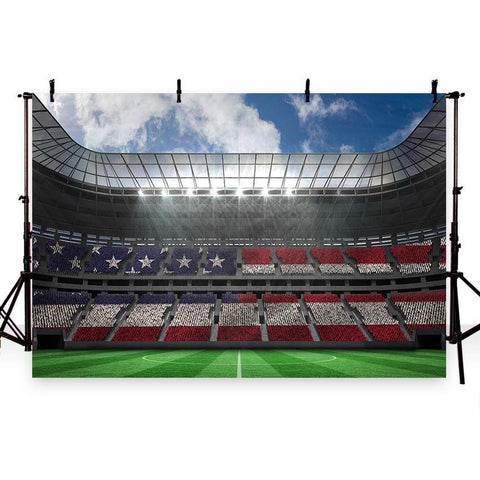 Soccer Background Green Backdrops G-255