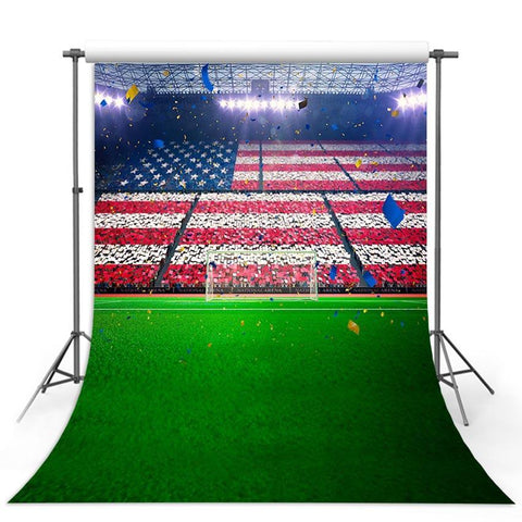 Soccer Background Green Backdrop G-295