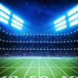 Football Field Spotlights Night Stadium Sports PhotoBackdrops G-296