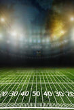 Green Lawn Football Field Gym Lights Blurry Backdrops G-301