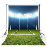 Sports Backdrop Football Field Stadium Lights Photo Backdrop G-380