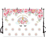 Birthday Party Backdrops For Events Backdrop Pink Background G-417