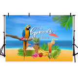 Summer Time Beach Ocean Backdrop G-432