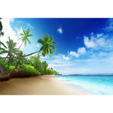 Beach Sea Coconut Palm Backdrop for Photo Booth G-560