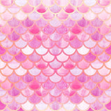 Pink Mermaid Backdrop for Children Birthday Photography G-577