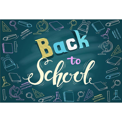 Back to School  Chalkboard Photo Backdrop G-646