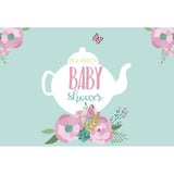 Baby Show Backgrounds Green Backdrop G-716