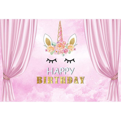 Birthday Backdrops Princess Backdrop Pink Backgrounds G-720