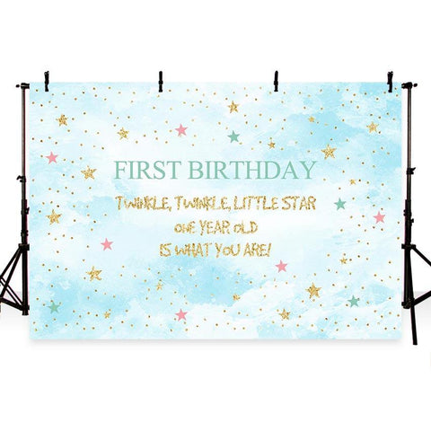 Custom Backdrops Birthday Backdrops Blue Backgrounds G-750