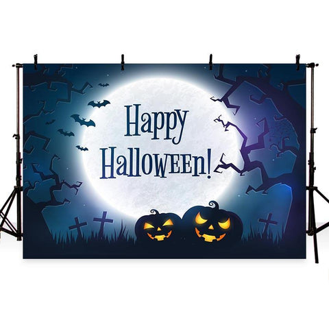 Festival Backdrops Halloween Backdrops Pumpkin Background G-795