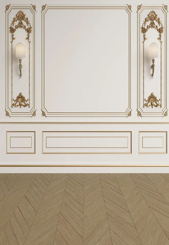 Classic Interior Wall with Mouldings Backdrop for Photos GA-68