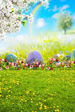 Spring Flowers Easter Backdrop for Photography GE-049